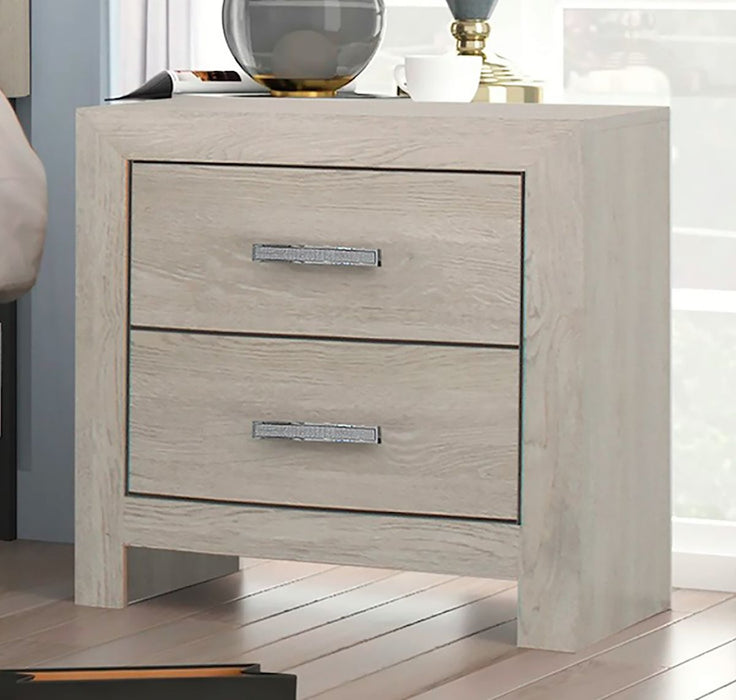 Jaylen 2 Drawer Nightstand In Gray