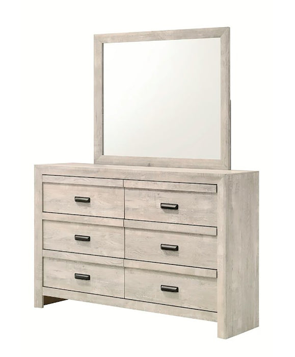 Valor 6 Drawer Dresser In Gray