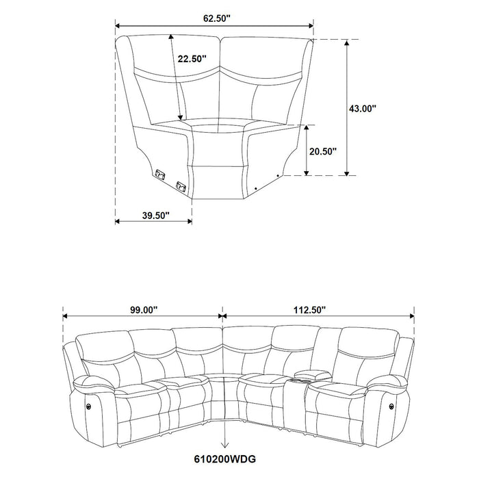 Sycamore Reclining Sectionals