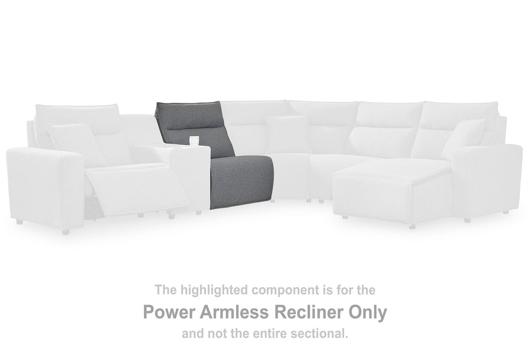 ModMax II Reclining Sectional with Chaise and Audio Console