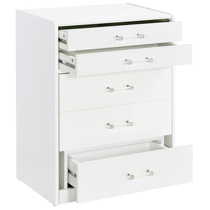 Danbury Makeup Vanity Table with LED Mirror and Stool