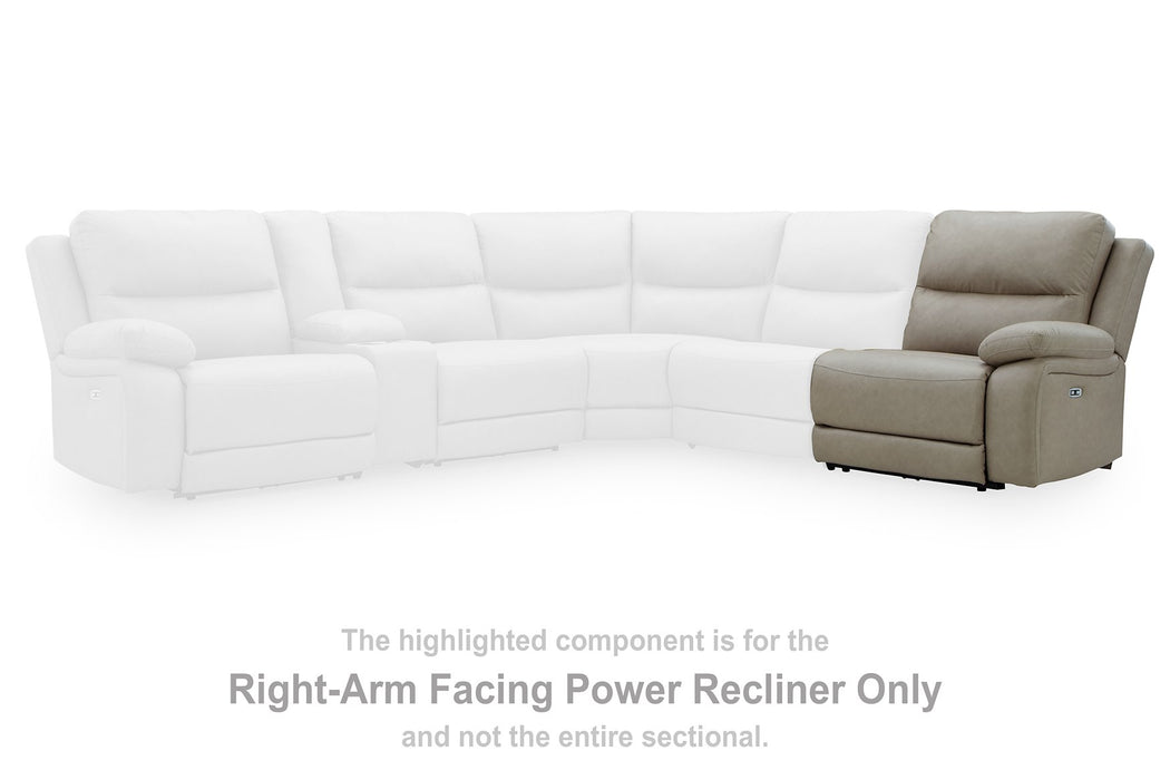 Narwhal Place Reclining Sectional with Storage Console