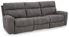 Next-Gen DuraPella Performance Fabric 3-Piece Dual Power Reclining Modular Sofa image