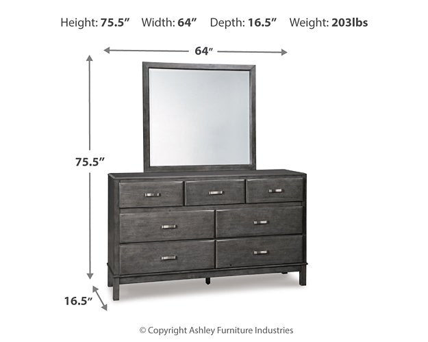 Caitbrook Dresser and Mirror