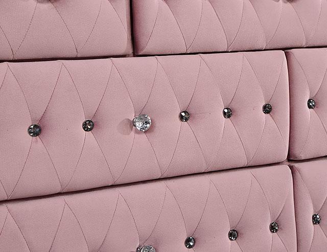 Zohar Bed Black & Pink