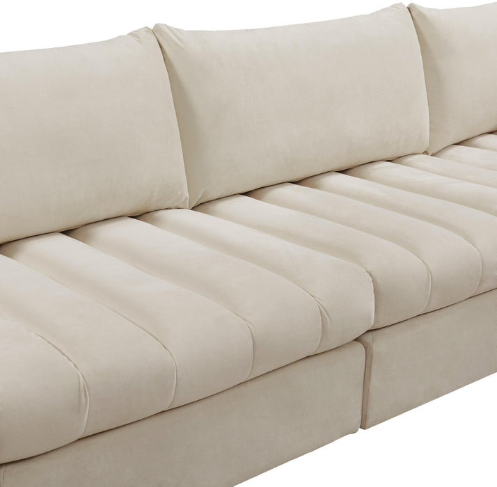 Jacob Cream Velvet Modular Sectional