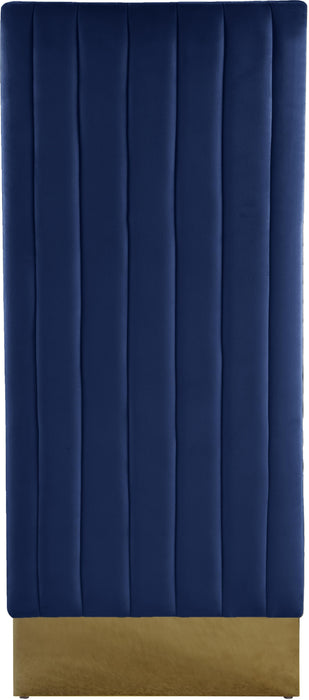 Porsha Navy Velvet Dining Chair