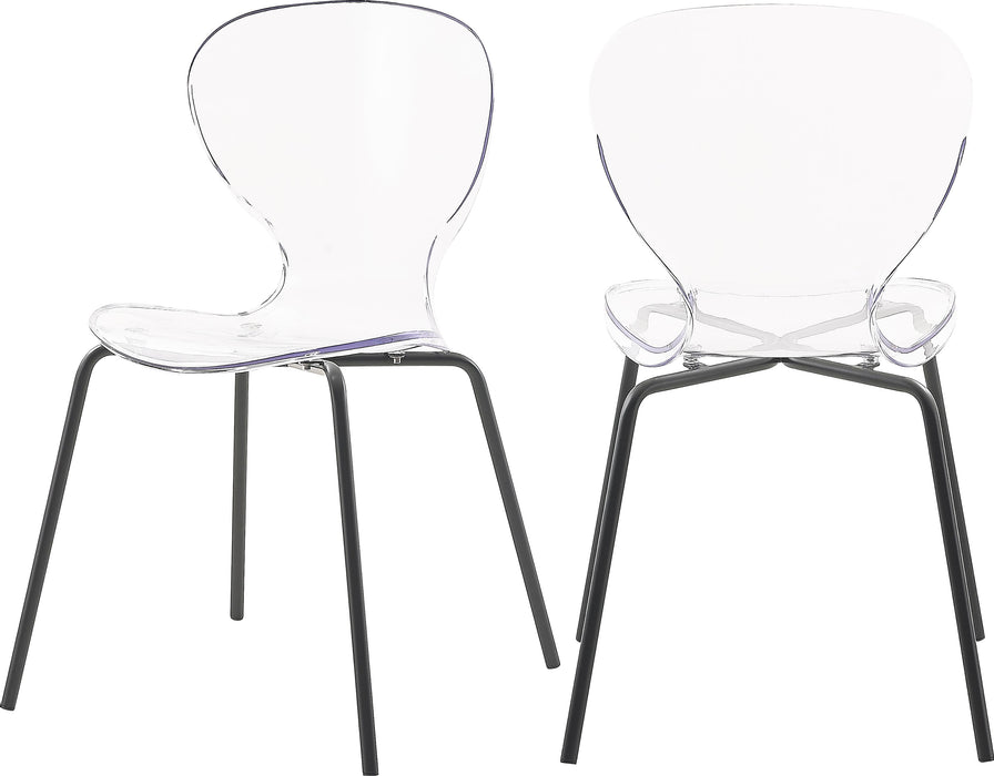 Clarion Matte Black Dining Chair