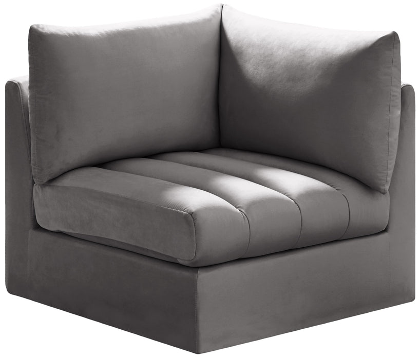 Jacob Grey Velvet Corner