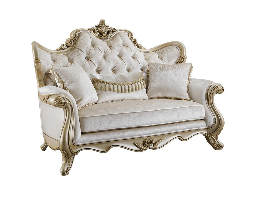 New Classic Monique Loveseat in Pearl