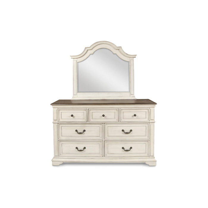 ANASTASIA MIRROR - ANT. WHITE