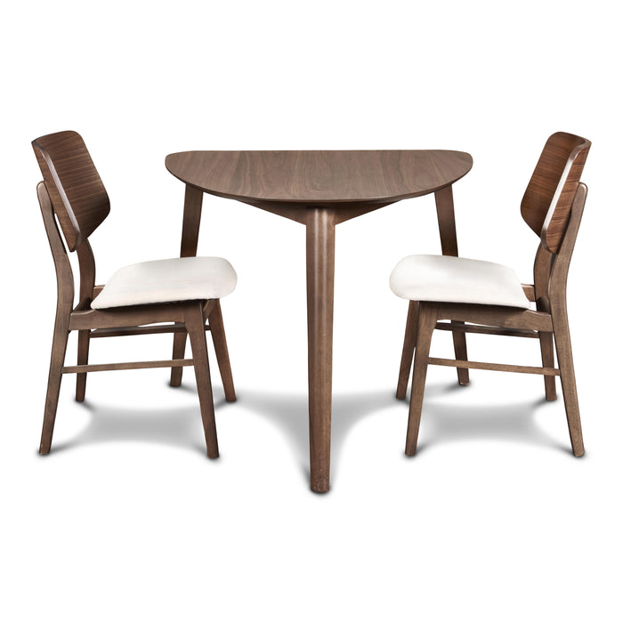 OSCAR CORNER TABLE - WALNUT