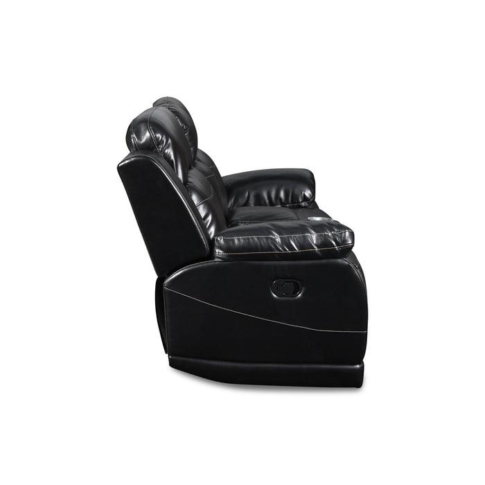 VEGA CONSOLE LOVESEAT - PREMIER BLACK