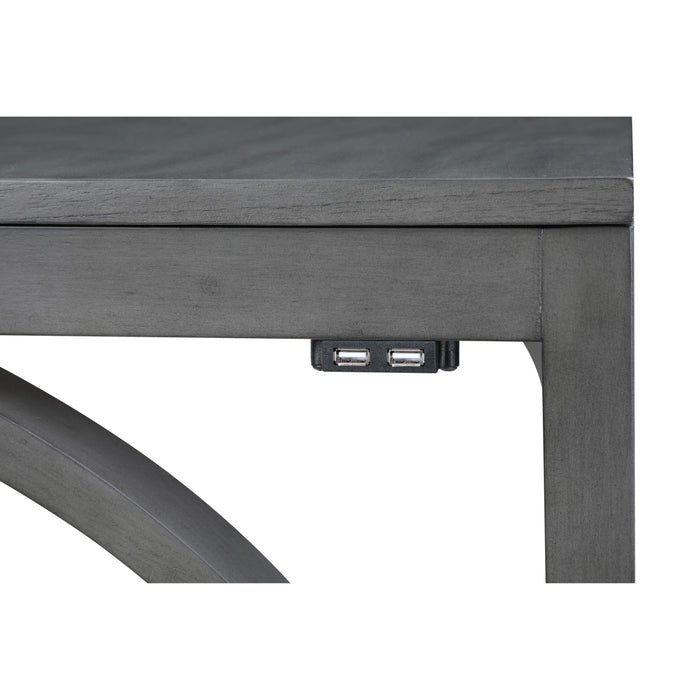 BELLA COUNTER TABLE & 2 STOOLS-GRAY
