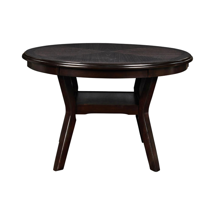 GIA ROUND DINING 5 PC SET-EBONY
