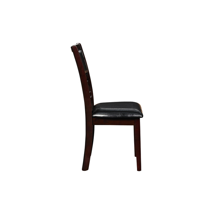 GIA ROUND DINING 5 PC SET-EBONY