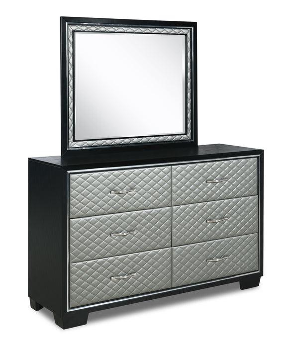 LUXOR MIRROR-BLACK/SILVER