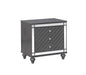 Crown Mark Refino Nightstand in Gray B1670-2 image