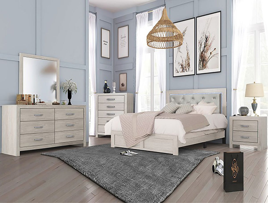 Jaylen 6 Drawer Dresser In Gray