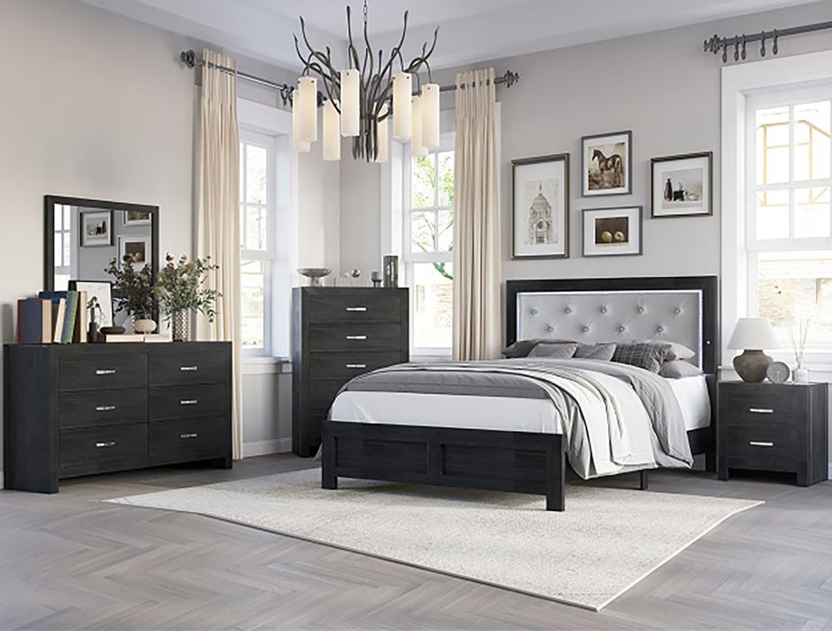 Jaylen 2 Drawer Nightstand In Black