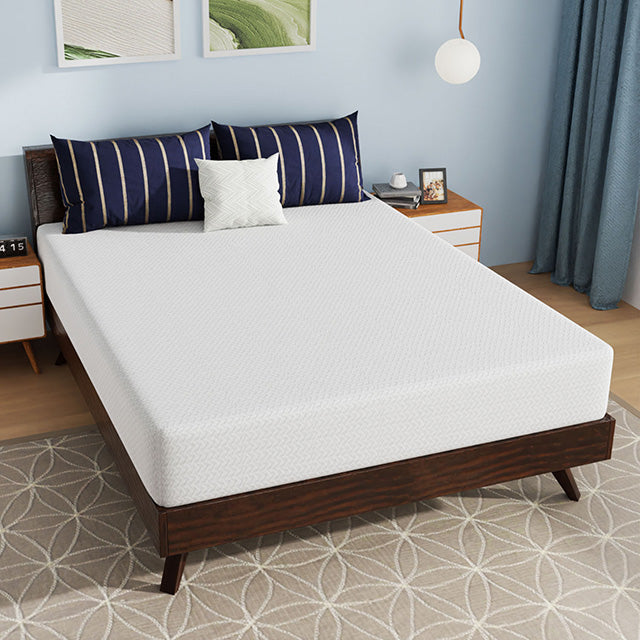 Nasturtium 10" Queen Bamboo Charcoal Infused Memory Foam