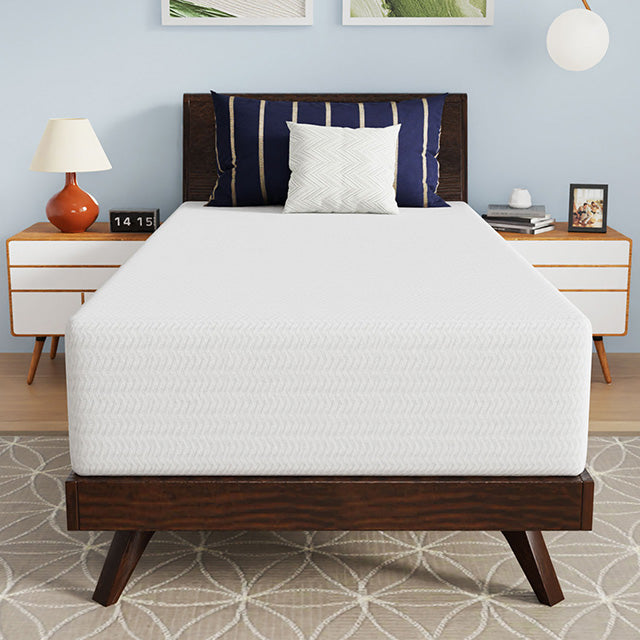 Nasturtium 12" Twin Bamboo Charcoal Infused Memory Foam