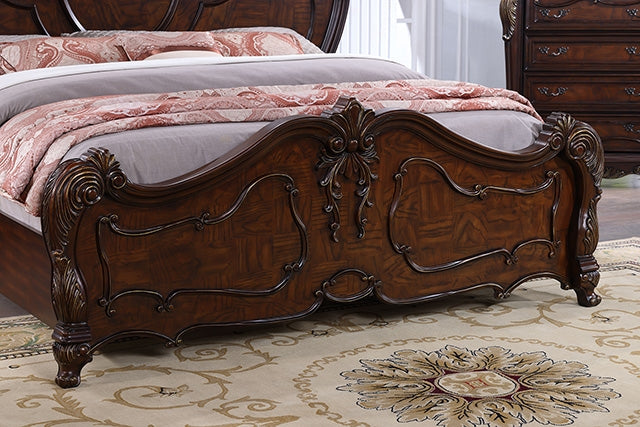 Roselli Bed Chrome & White